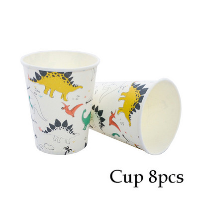 Dinozaur Fosilă Tema arheologică La mulți ani Decora pentru petrecere Veselă de unică folosință Farfurii din hârtie Baloane Rechizite pentru baby shower