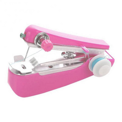 Mini varrógép hordozható kis kézi varrógép háztartási egyszerű kézi kézimunka kézi varró ruha szövet