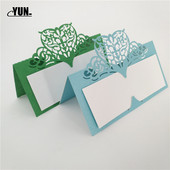 10 gab. Sēdekļa karte ar lāzeru izgriezta sirds formas galds Vārda kartīte Vietas kartīte Kāzu ballītes noformējums Labvēlības Kāzu Vietas Karte 6D