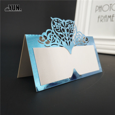 10 gab. Sēdekļa karte ar lāzeru izgriezta sirds formas galds Vārda kartīte Vietas kartīte Kāzu ballītes noformējums Labvēlības Kāzu Vietas Karte 6D