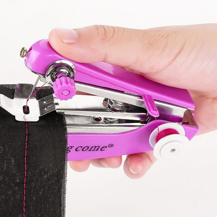 Kaasaskantav mini käsitsi õmblusmasin Kaasaskantav mini Travel PP õmbluskarbi õmbluskomplektid riidest kangast käepärane näputöö tööriist GYH