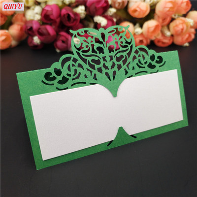 10 vnt. Vakarėlio stalo pavadinimas Vynas Svečių Vietos Kortelės Palankumo papuošimas Vestuvių reikmenys Sėdimoji puošmena Stalo sėdynės kortelė 5zsh871