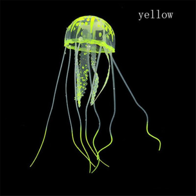 Artificial înot cu efect strălucitor meduze acvariu decorare rezervor de pește subacvatic plantă vie ornament luminos peisaj acvatic