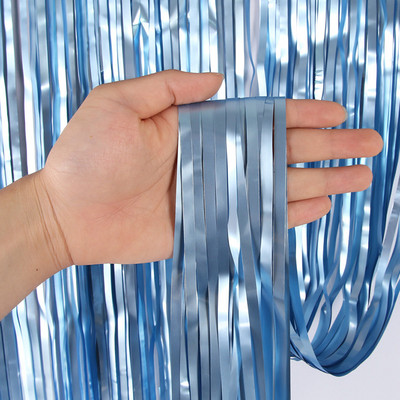 Gimtadienio dekoracijos 1–4 m folijos blizgučio užuolaidos Gimtadienio fonas Užuolaidos Merginos Vestuvės Mergvakario fonas Photozon