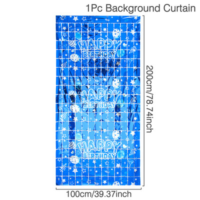 Születésnapi parti dekorációk Háttér Függönyök Csillogó fekete arany talmi rojtos fólia függöny háttér esküvői felnőttek évfordulója