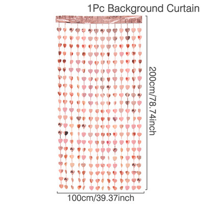 Születésnapi parti dekorációk Háttér Függönyök Csillogó fekete arany talmi rojtos fólia függöny háttér esküvői felnőttek évfordulója