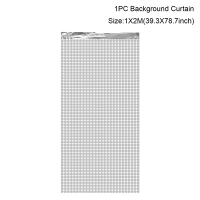 Születésnapi parti dekorációk Háttér Függönyök Csillogó fekete arany talmi rojtos fólia függöny háttér esküvői felnőttek évfordulója