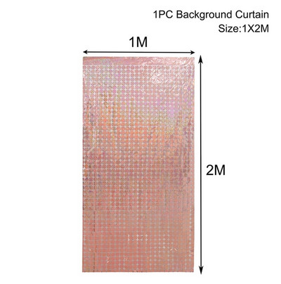 Születésnapi parti dekorációk Háttér Függönyök Csillogó fekete arany talmi rojtos fólia függöny háttér esküvői felnőttek évfordulója