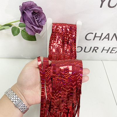 Νέο στυλ, ειδικό σκηνικό για πάρτι, κουρτίνα με κρόσσια, κουρτίνα με κρόσσια, παιδική ντουζιέρα Χριστουγεννιάτικη διακόσμηση γάμου Χριστουγεννιάτικες κουρτίνες