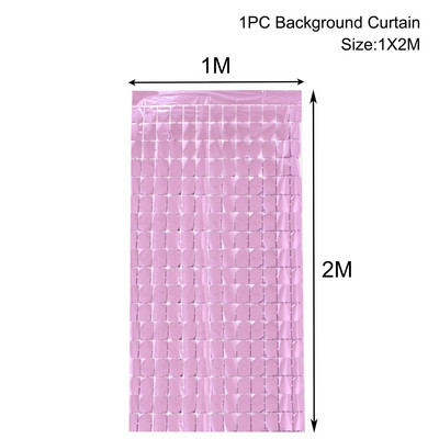 2M Sünnipäevapeo kaunistus Taustakardin Litritega Pulmakaunistused Taust Baby Shower Sädelev taust Täiskasvanute aastapäev