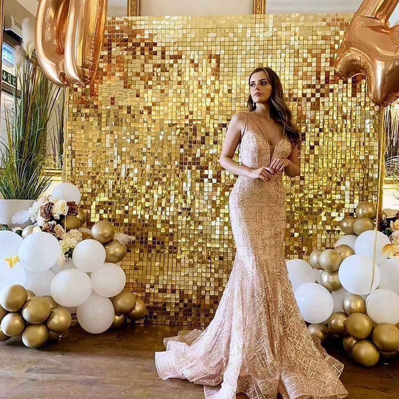 2 m vakarėlio fono užuolaidos blizgučiai Gimtadienio vestuvių dekoro kūdikių dušo blizgučiai siena blizgantys fonai folijos užuolaidos girlianda