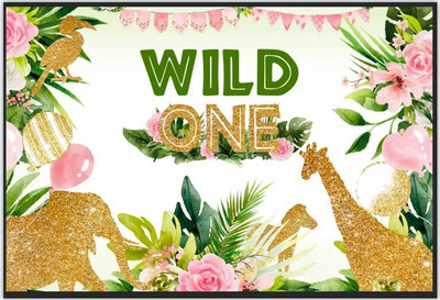 Jungle Animals Backdrop Jungle Wild One Safari Birthday Party Decorations Baby Shower Boy 1st Birthday Background photozone