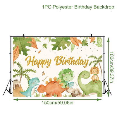 Jungle Animals Backdrop Jungle Wild One Safari Birthday Party Decorations Baby Shower Boy 1st Birthday Background photozone