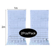Kreatív leánybúcsú fali dekoráció 2db négyzet alakú fólia függöny esküvői dekoráció babaváró születésnapi parti dekor háttér