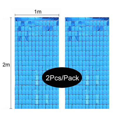 Kreatív leánybúcsú fali dekoráció 2db négyzet alakú fólia függöny esküvői dekoráció babaváró születésnapi parti dekor háttér
