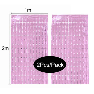Kreatív leánybúcsú fali dekoráció 2db négyzet alakú fólia függöny esküvői dekoráció babaváró születésnapi parti dekor háttér