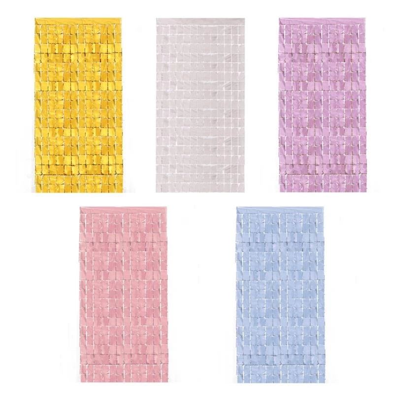 Kreatív leánybúcsú fali dekoráció 2db négyzet alakú fólia függöny esküvői dekoráció babaváró születésnapi parti dekor háttér