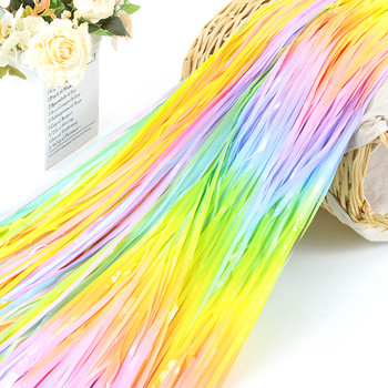 Κουρτίνες 2M Bachelorette Backdrop Κουρτίνες Rainbow Tinsel με κρόσια Κουρτίνα γενεθλίων Διακόσμηση γαμήλιου πάρτι Επετειακή διακόσμηση