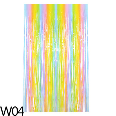 Perdele de fundal pentru petrecerea burlacilor de 2M Curcubeu beteala cu franjuri Perdele din folie de naștere Decor pentru petrecerea de nuntă Decor de aniversare