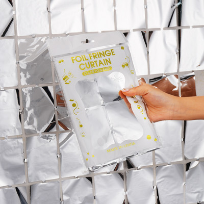 Pozadina Kvadratne zavjese Djevojačka večer Svjetlucave šljokice Rese Dječji tuš Rođendan Dekoracija za godišnjicu vjenčanja