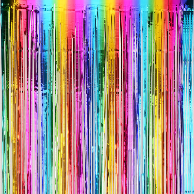 Pozadina Kvadratne zavjese Djevojačka večer Svjetlucave šljokice Rese Dječji tuš Rođendan Dekoracija za godišnjicu vjenčanja