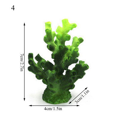 Vaigu tehiskorallriffi meritäht akvaariumi sisustus Akvaariumi maastiku kaunistused Aksessuaarid Betta kudemislehed Betta voodid