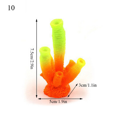 Vaigu tehiskorallriffi meritäht akvaariumi sisustus Akvaariumi maastiku kaunistused Aksessuaarid Betta kudemislehed Betta voodid