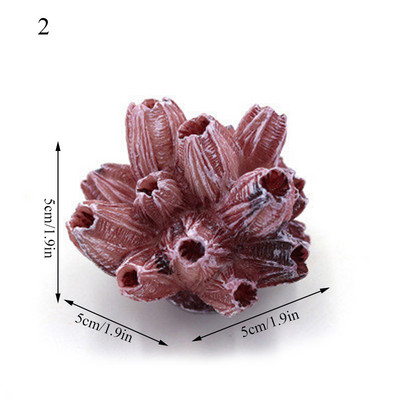 Vaigu tehiskorallriffi meritäht akvaariumi sisustus Akvaariumi maastiku kaunistused Aksessuaarid Betta kudemislehed Betta voodid