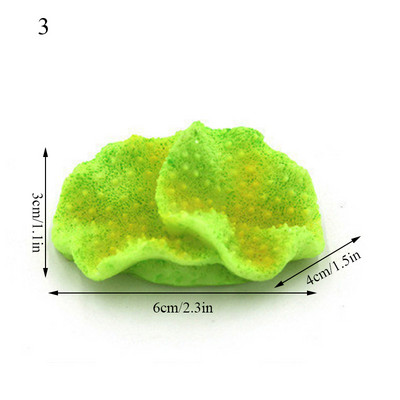 Vaigu tehiskorallriffi meritäht akvaariumi sisustus Akvaariumi maastiku kaunistused Aksessuaarid Betta kudemislehed Betta voodid