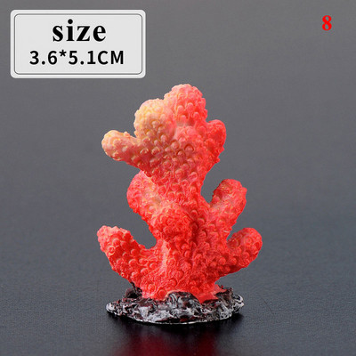 Vaigu tehiskorallriffi meritäht akvaariumi sisustus Akvaariumi maastiku kaunistused Aksessuaarid Betta kudemislehed Betta voodid