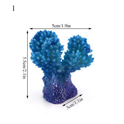 Vaigu tehiskorallriffi meritäht akvaariumi sisustus Akvaariumi maastiku kaunistused Aksessuaarid Betta kudemislehed Betta voodid