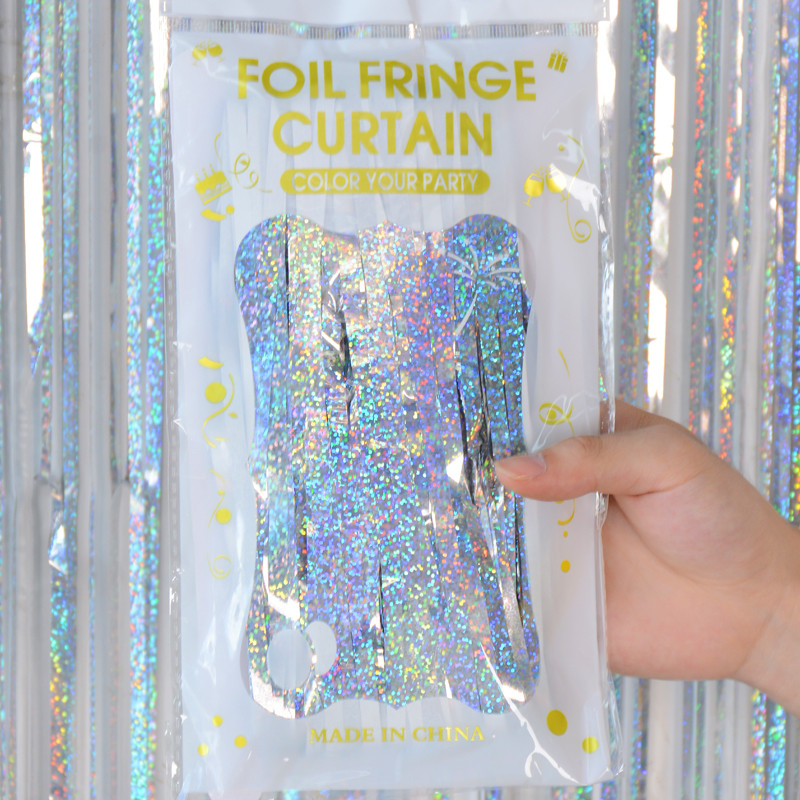 Ballītes aizkaru fons Dzimšanas dienas dekorēšana Vecmeitu ballītei mirdzoši vizulis bārkstis lāzera aizkars bērnu duša kāzu dekors