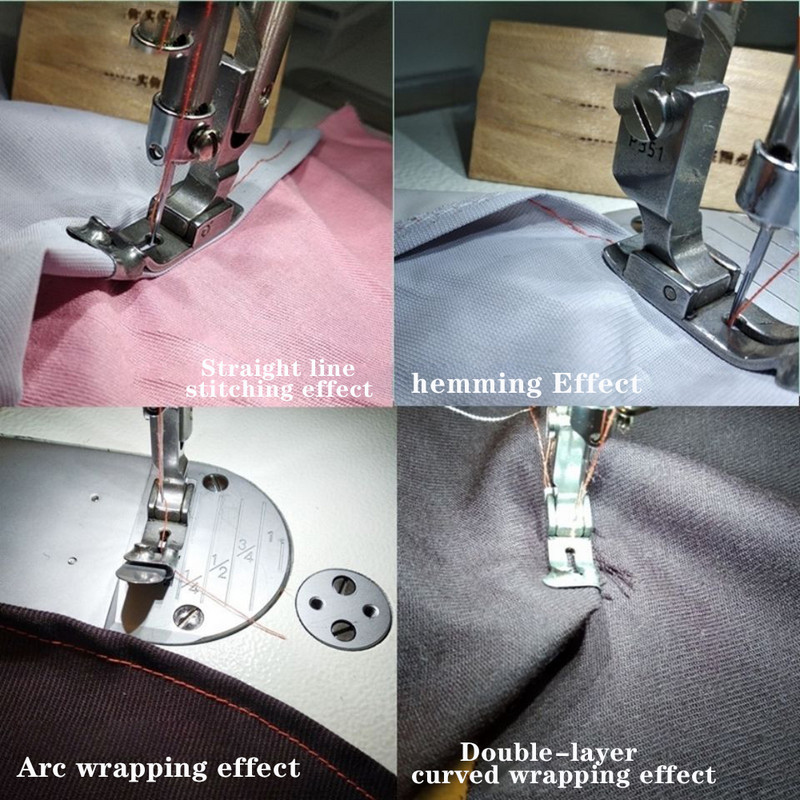 Új P351 szegő nyomótalp ívelt szegélyezett alsó összecsukható kétrétegű, egyenes vonalú toldás teljesen acél nyomótalp