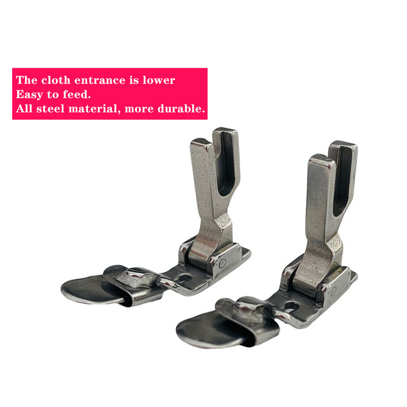 Új P351 szegő nyomótalp ívelt szegélyezett alsó összecsukható kétrétegű, egyenes vonalú toldás teljesen acél nyomótalp