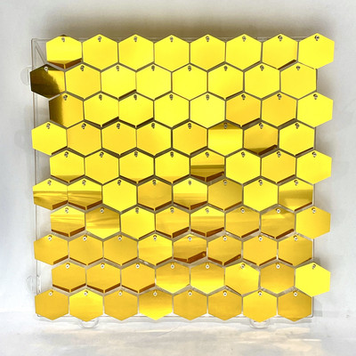 1 buc Panou de perete cu paiete strălucitoare fundal albastru roz eveniment petrecere aniversare nunta spectacol decorațiuni hexagonale cu sclipici panouri de vânt