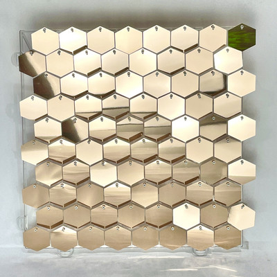 1 buc Panou de perete cu paiete strălucitoare fundal albastru roz eveniment petrecere aniversare nunta spectacol decorațiuni hexagonale cu sclipici panouri de vânt