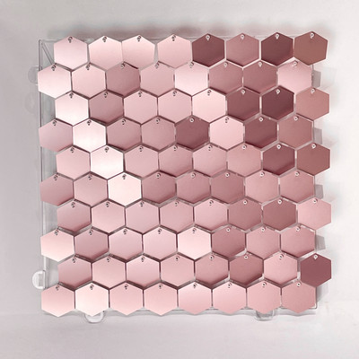 1 buc Panou de perete cu paiete strălucitoare fundal albastru roz eveniment petrecere aniversare nunta spectacol decorațiuni hexagonale cu sclipici panouri de vânt