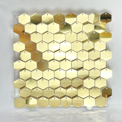 1 buc Panou de perete cu paiete strălucitoare fundal albastru roz eveniment petrecere aniversare nunta spectacol decorațiuni hexagonale cu sclipici panouri de vânt