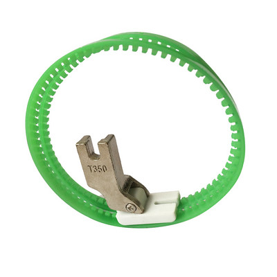 NT-18 rullīšu spiedpeda T350 divpusēja rullīša plakana automašīnas plastmasas gredzena piespiedēja pēda pa kreisi-labā vienpusēja ādas spiedpēda