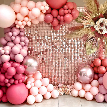 Πάρτι γενεθλίων με παγιέτες σκηνικό Glitter Shimmer τετράγωνο πάνελ με παγιέτες τοίχου Γάμος Διακόσμηση γενεθλίων Baby Shower Χριστουγεννιάτικη διακόσμηση