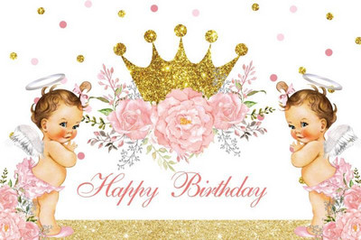 1db Újszülött Nemek Felfedő buli fiú vagy lány fotóhívás babazuhany háttér fotózáshoz Háttér dekor fotóstúdió kellékek