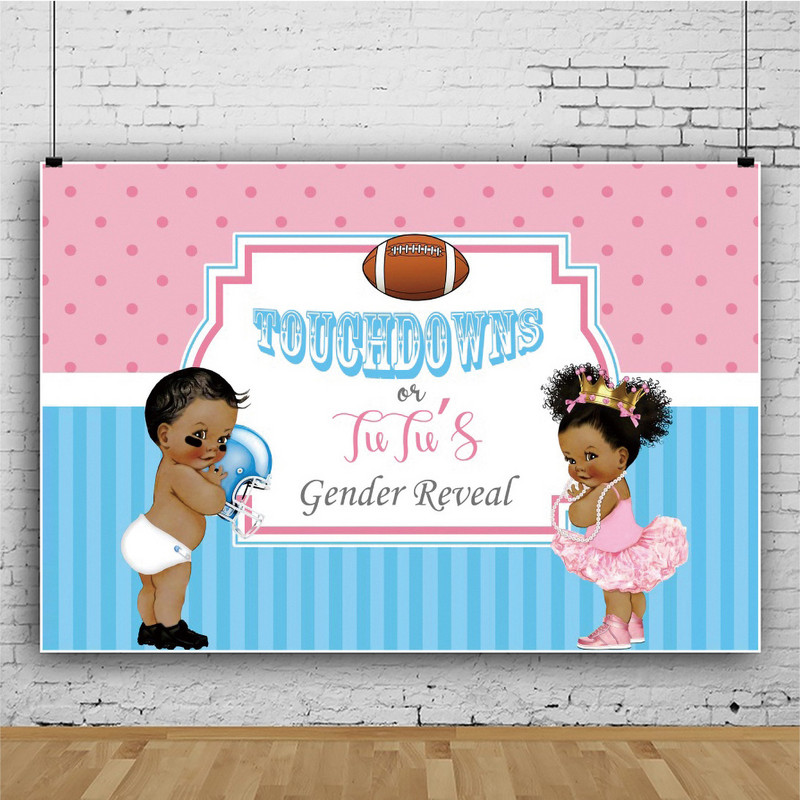 1db Újszülött Nemek Felfedő buli fiú vagy lány fotóhívás babazuhany háttér fotózáshoz Háttér dekor fotóstúdió kellékek