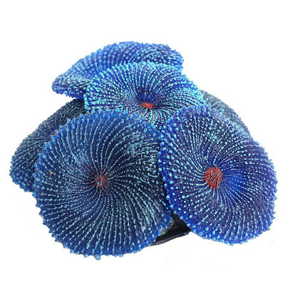 Τεχνητά αξεσουάρ ενυδρείου Διακοσμητικά από ρητίνη κοραλλιών για δεξαμενές ψαριών φόντου Διακόσμηση φυτών θάλασσας σιλικόνης Προμήθειες σπιτιών ψαριών