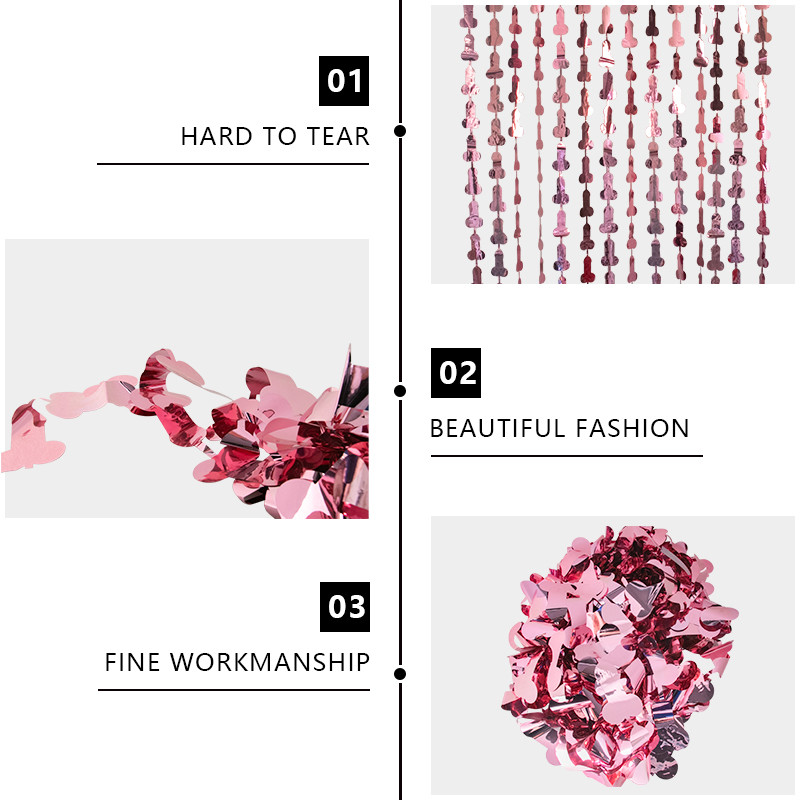 1Mx2M Vecpuišu ballīte lietus zīda aizkars Forever dzimumlocekļa ballīte fona sienas izkārtojums kāzu dekorācija vecmeitu ballītei līgavai būt