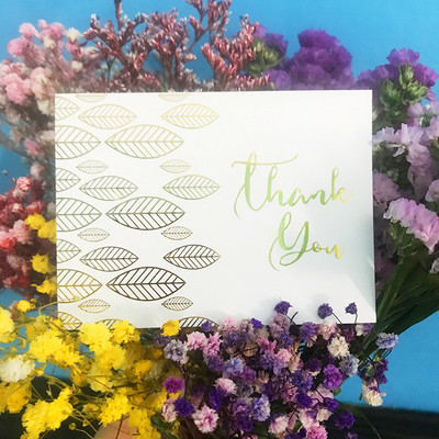 1 vnt. paauksuotas baltas sveikinimo atvirukas, atvirukas padėka, palikite pranešimą Popieriniai atvirukai Vestuvių vakarėlis Meilės tortas Gėlės Dovana vestuvėms