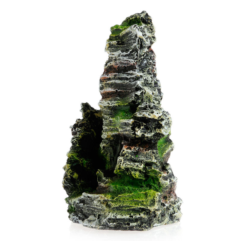 Mauntinvjū akvārija Rockery Slēpšanās alu koku zivju tvertnes rotājumi