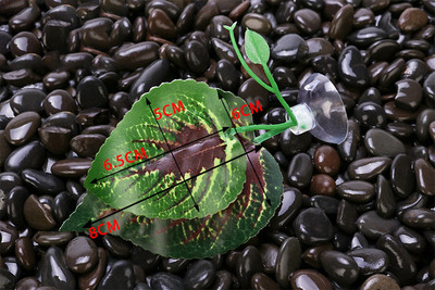 1gab. Zivju tvertņu mākslīgo lapu zivju atpūtas gultas dekors Akvārija dekorēšana Peldošās gultas Lapu šūpuļtīkls Cīņa Asaris Betta Spawning