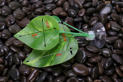 1gab. Zivju tvertņu mākslīgo lapu zivju atpūtas gultas dekors Akvārija dekorēšana Peldošās gultas Lapu šūpuļtīkls Cīņa Asaris Betta Spawning