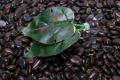 1gab. Zivju tvertņu mākslīgo lapu zivju atpūtas gultas dekors Akvārija dekorēšana Peldošās gultas Lapu šūpuļtīkls Cīņa Asaris Betta Spawning