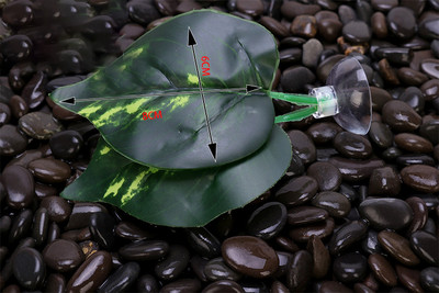 1gab. Zivju tvertņu mākslīgo lapu zivju atpūtas gultas dekors Akvārija dekorēšana Peldošās gultas Lapu šūpuļtīkls Cīņa Asaris Betta Spawning